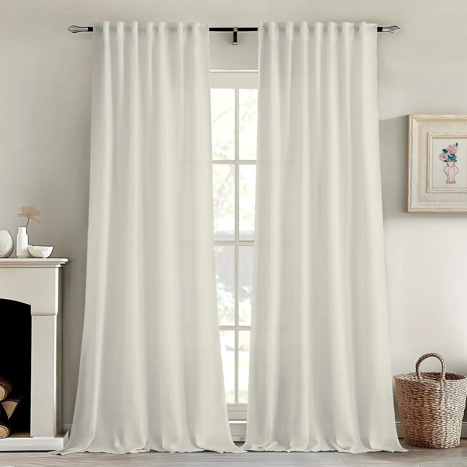 Ivory Feather Jacquard