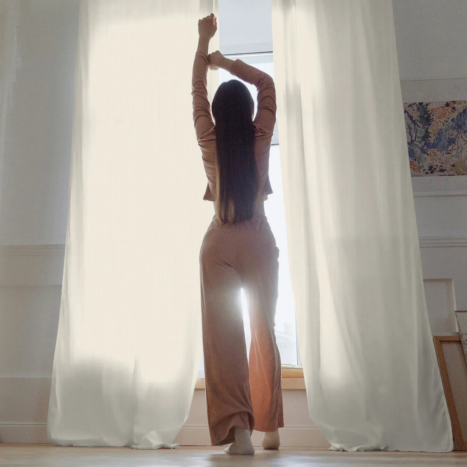 Ivory Feather Jacquard