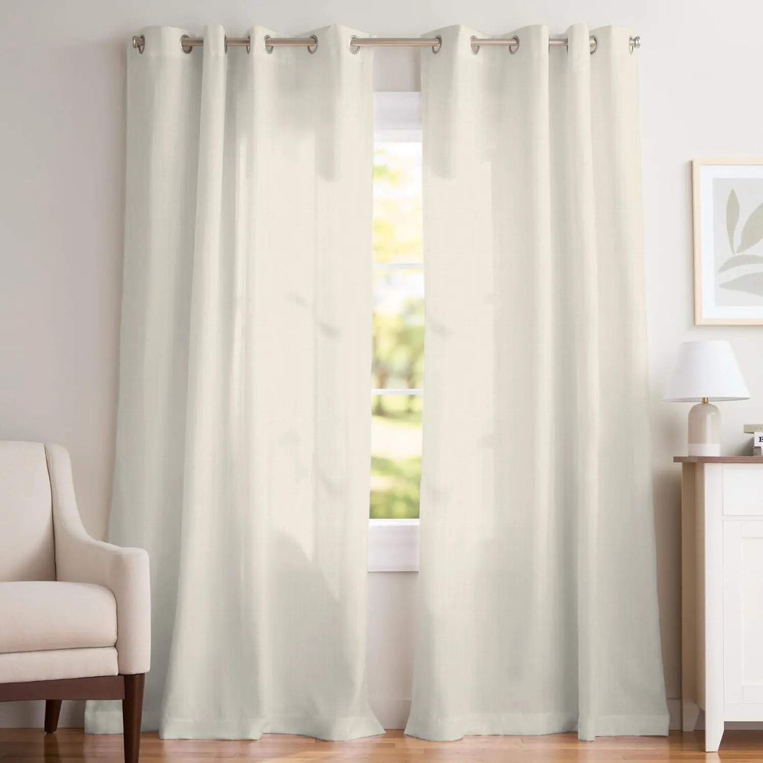 Ivory Feather Jacquard