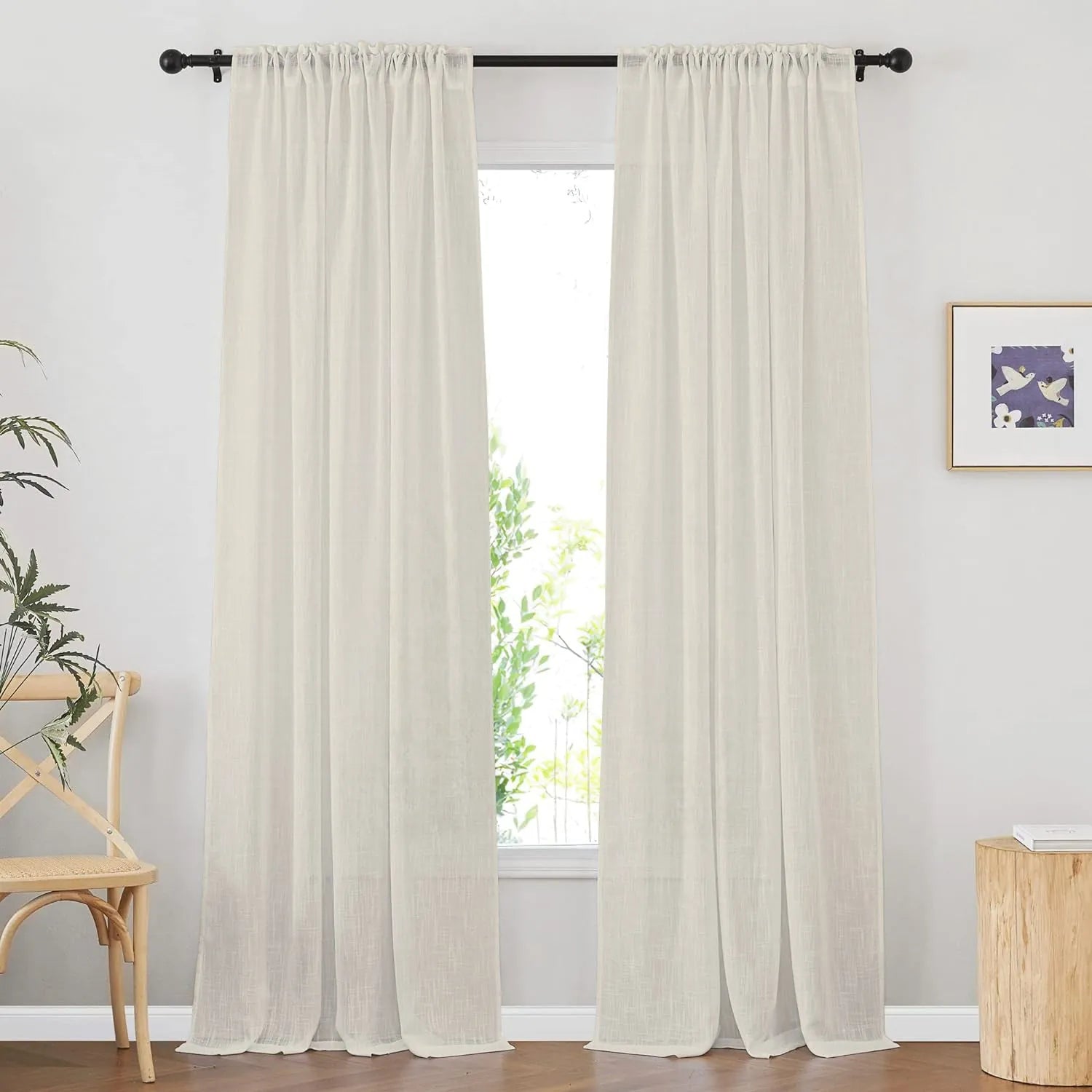 Ivory Feather Jacquard