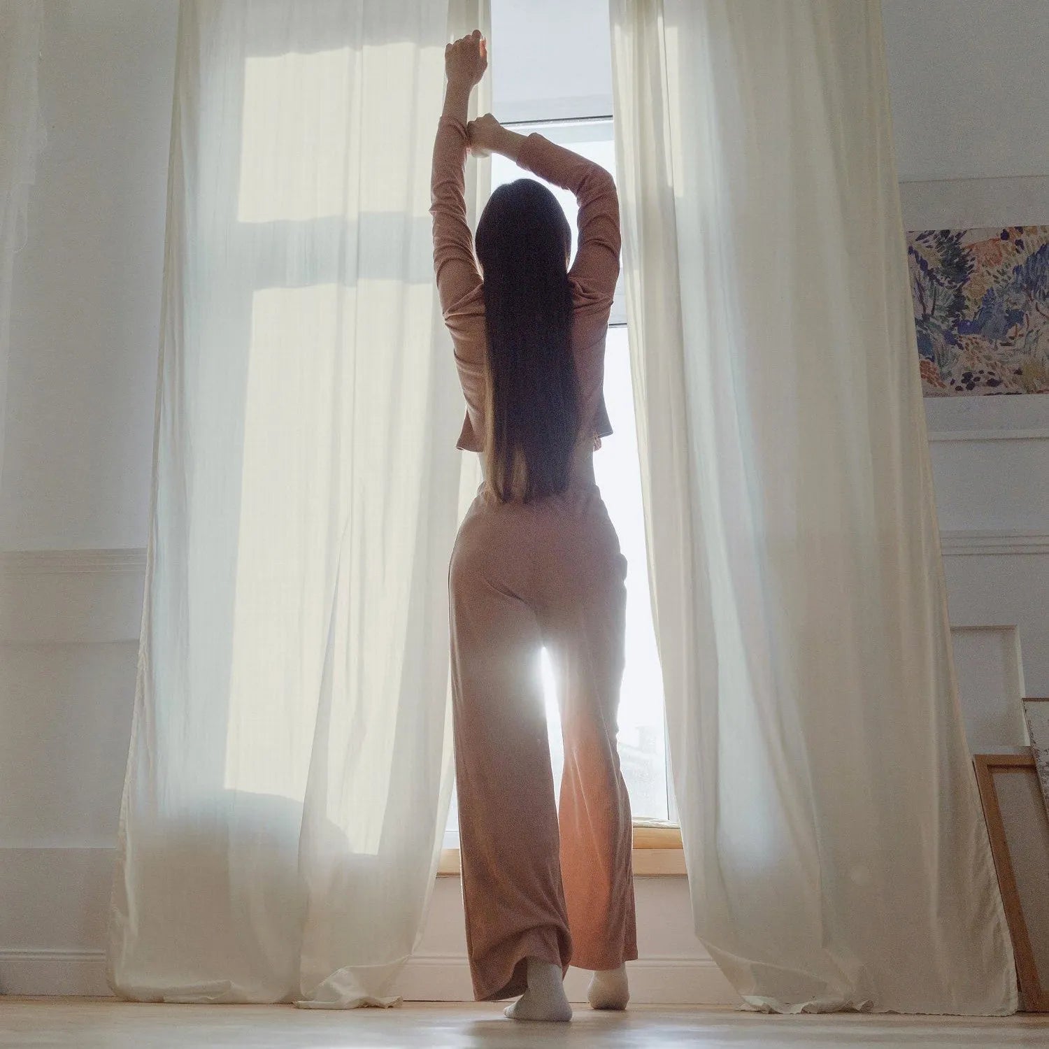 Ivory Feather Jacquard