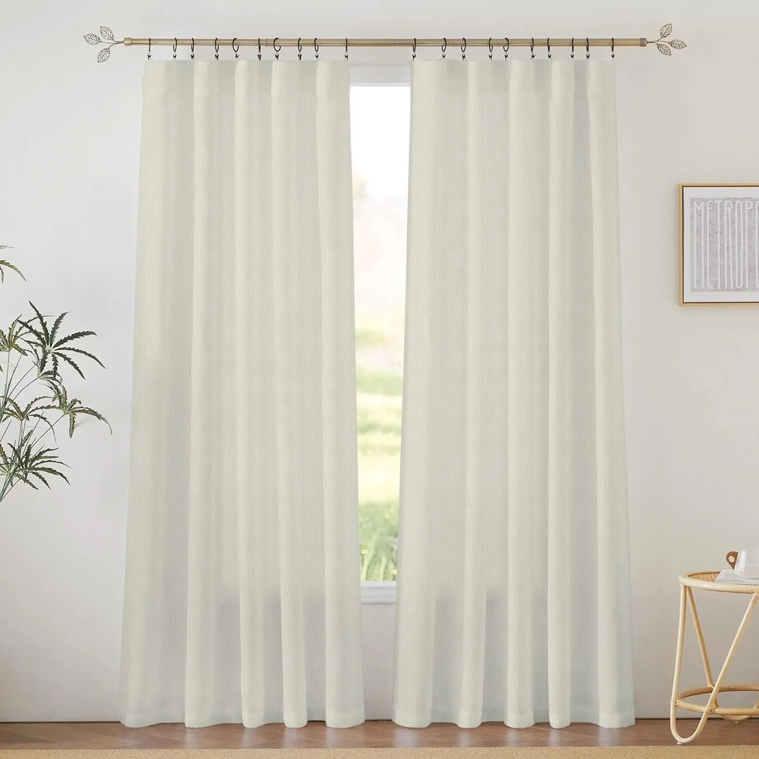 Ivory Vertical Striped