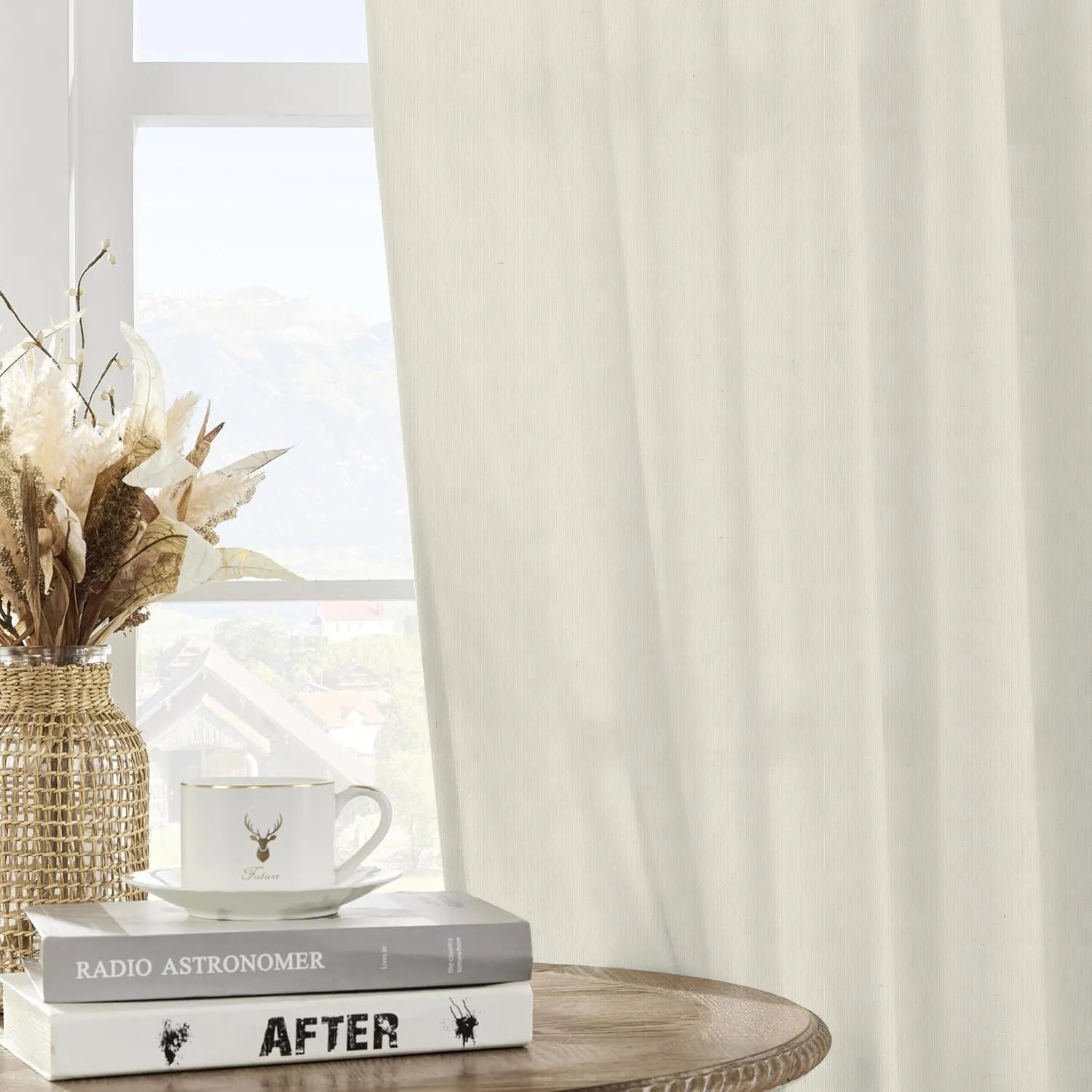 Ivory Vertical Striped