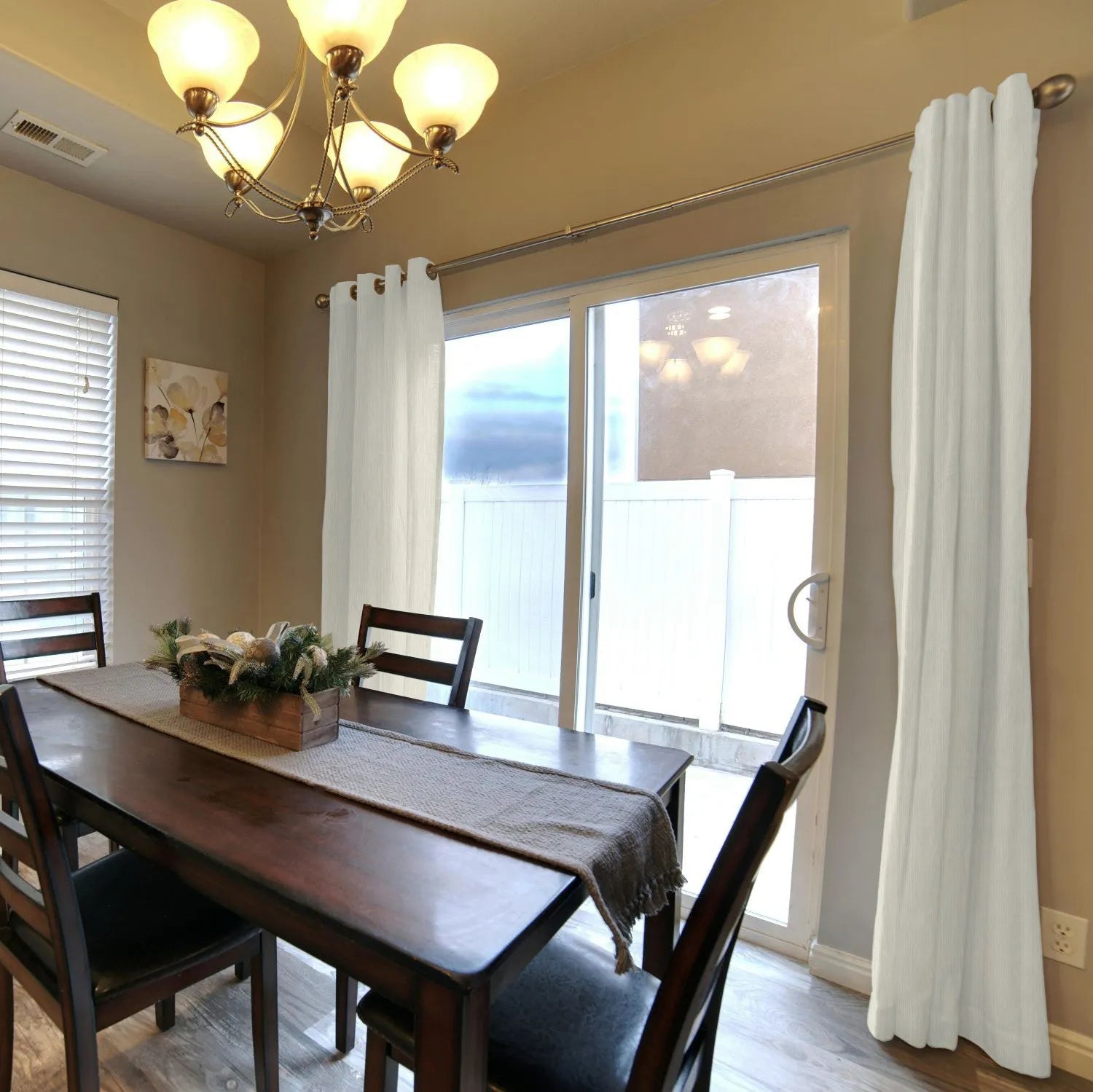 Ivory Vertical Striped