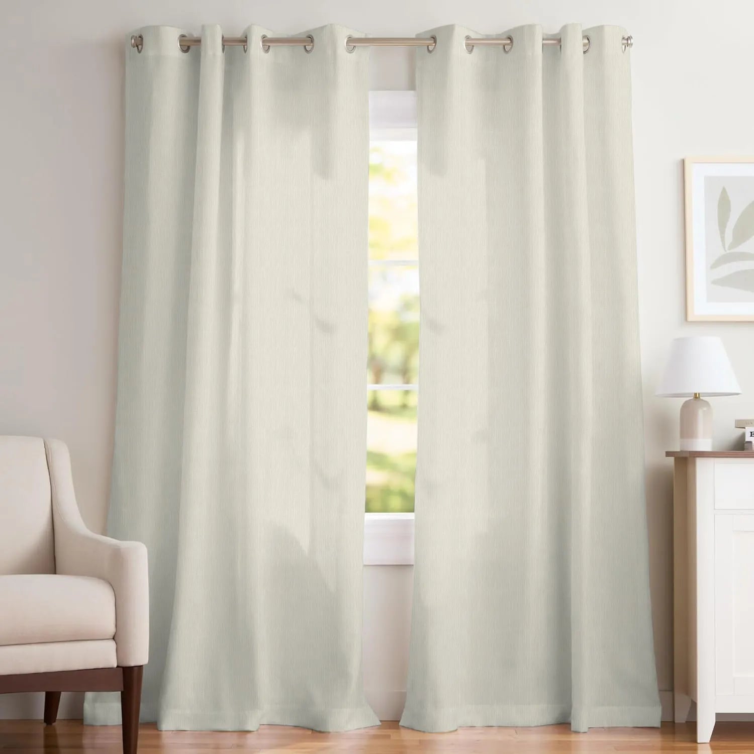 Ivory Vertical Striped