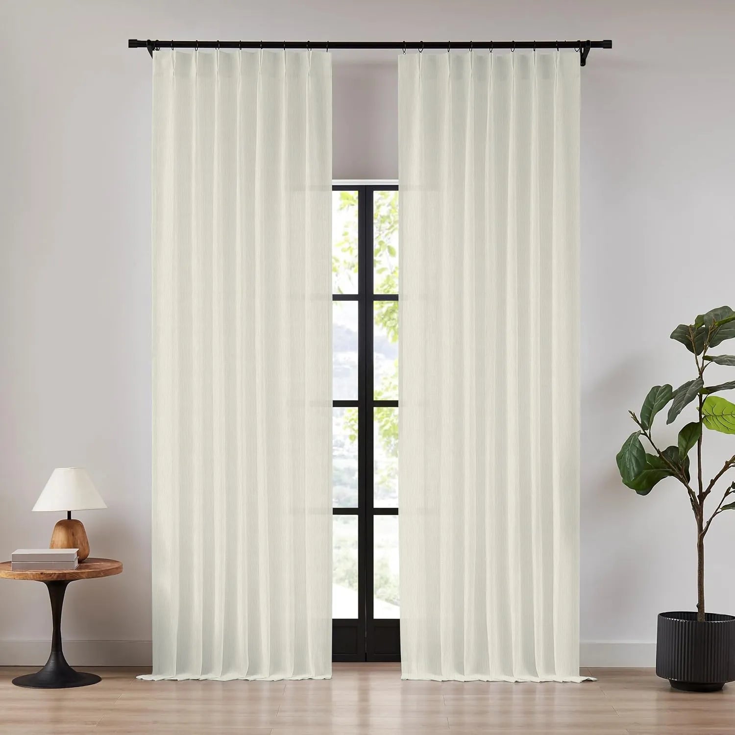 Ivory Vertical Striped
