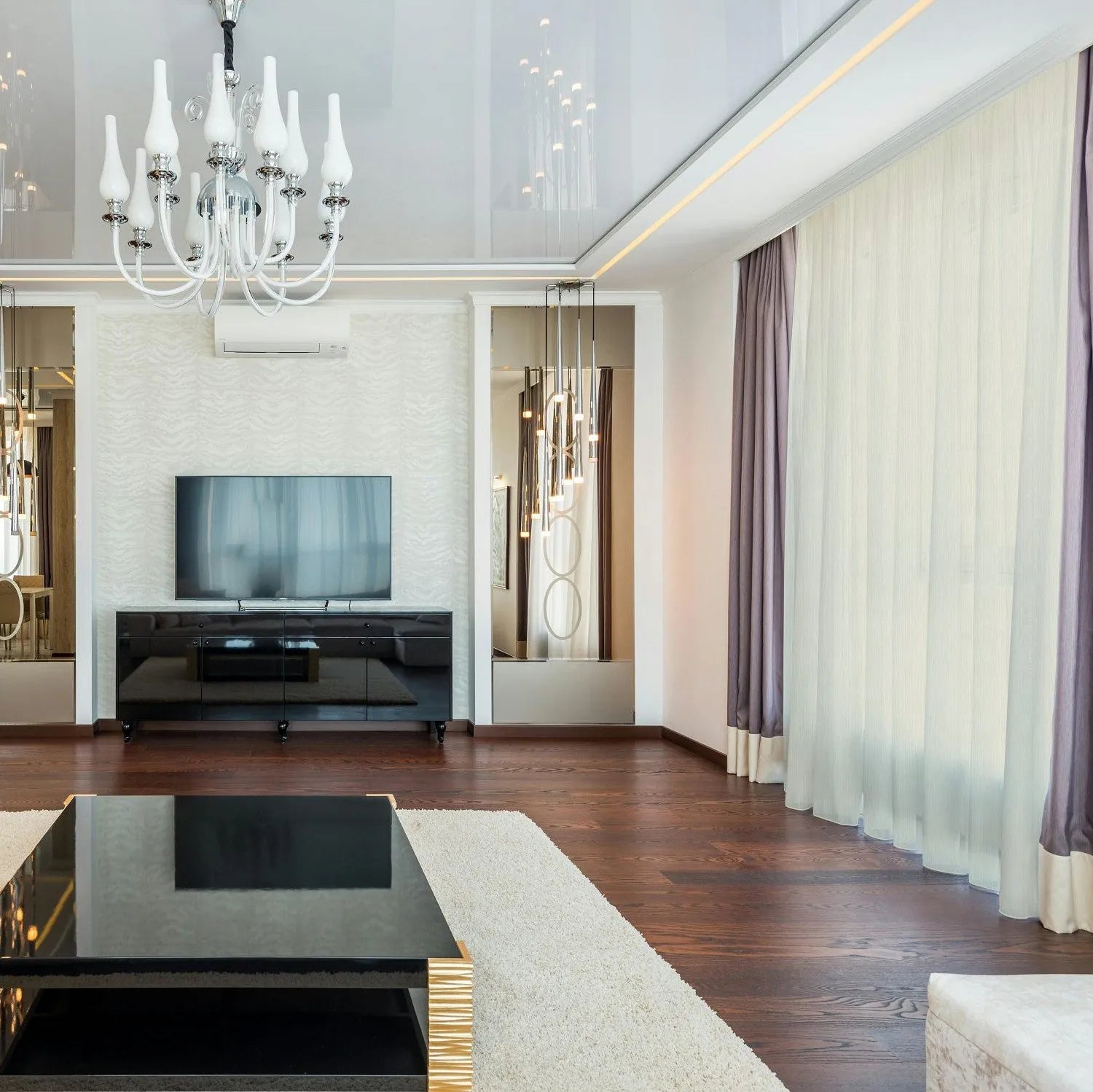 Ivory Vertical Striped