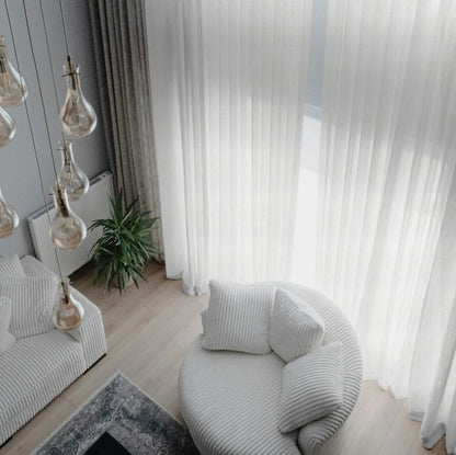 Ivory Vertical Striped