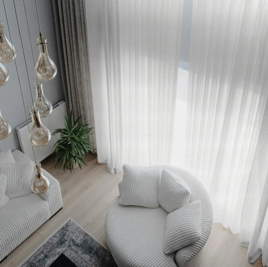 Ivory Vertical Striped