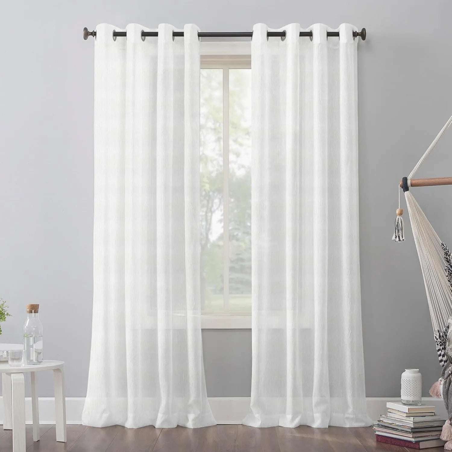 Ivory Vertical Striped