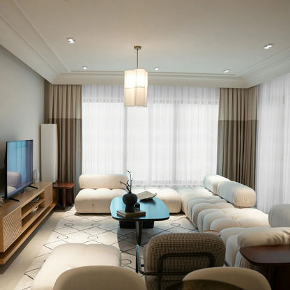 Ivory Vertical Striped