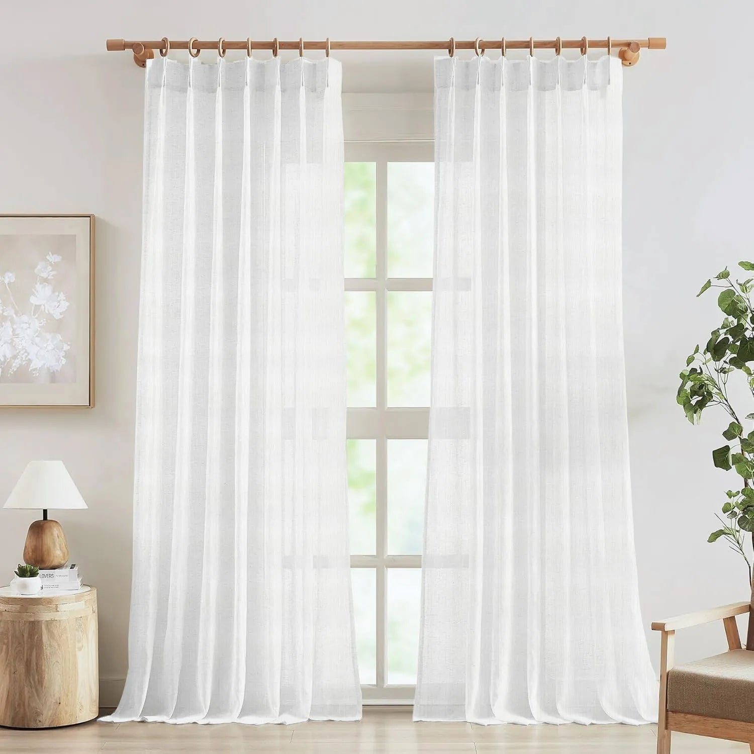 Ivory Vertical Striped