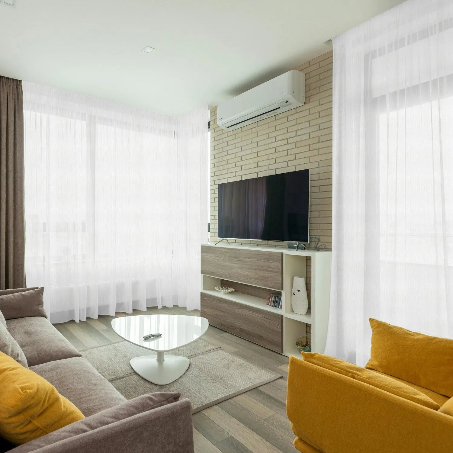 Ivory Vertical Striped