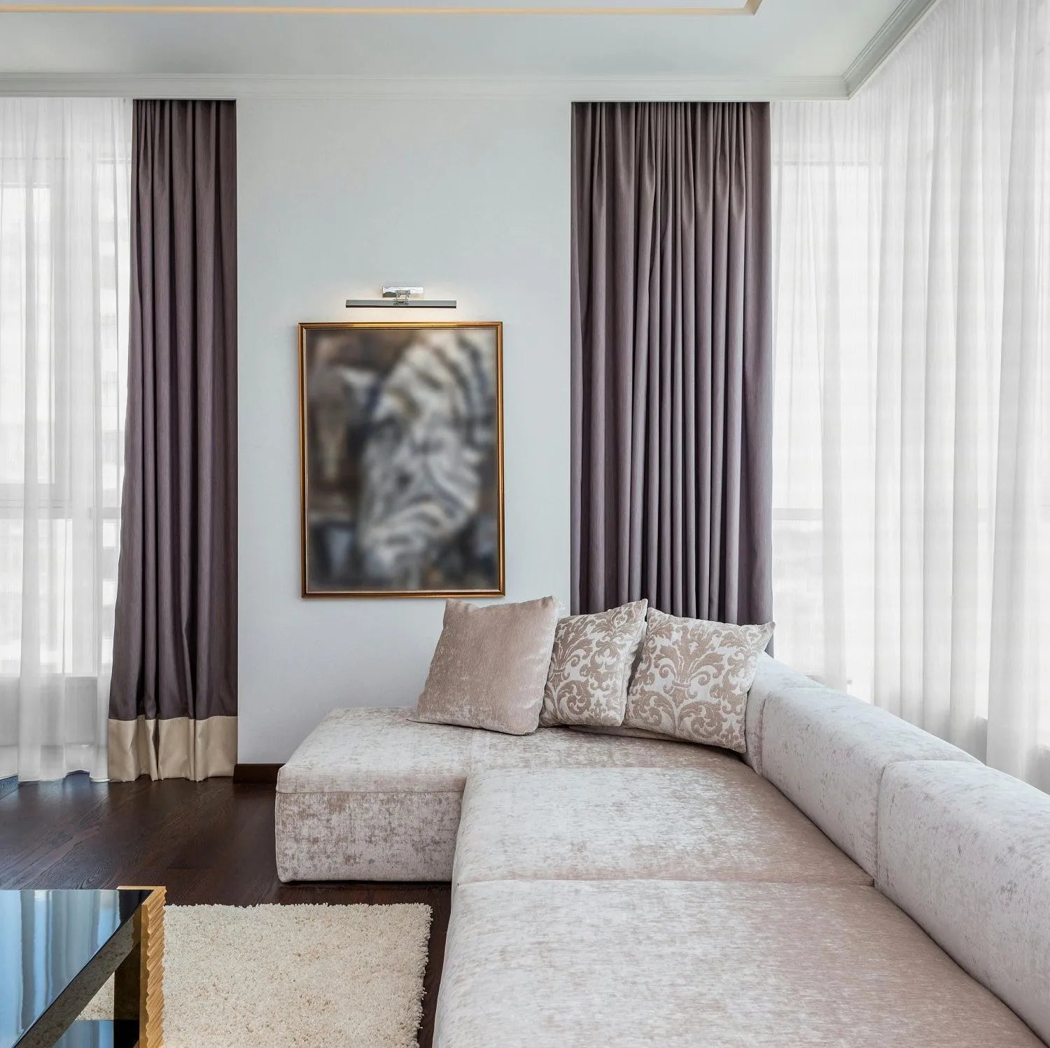 Ivory Vertical Striped