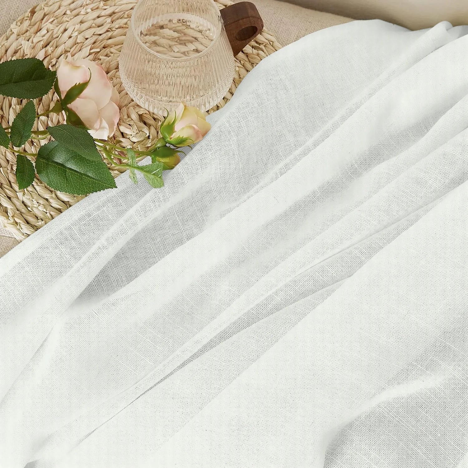 Off White Vertical Striped