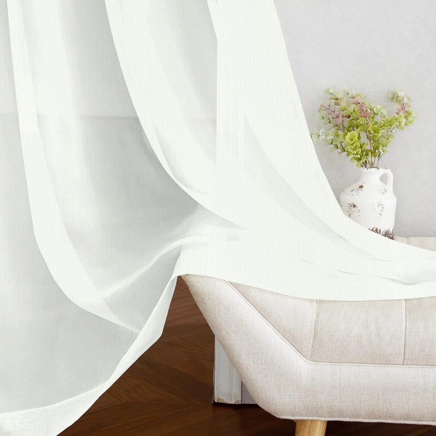 Off White Vertical Striped