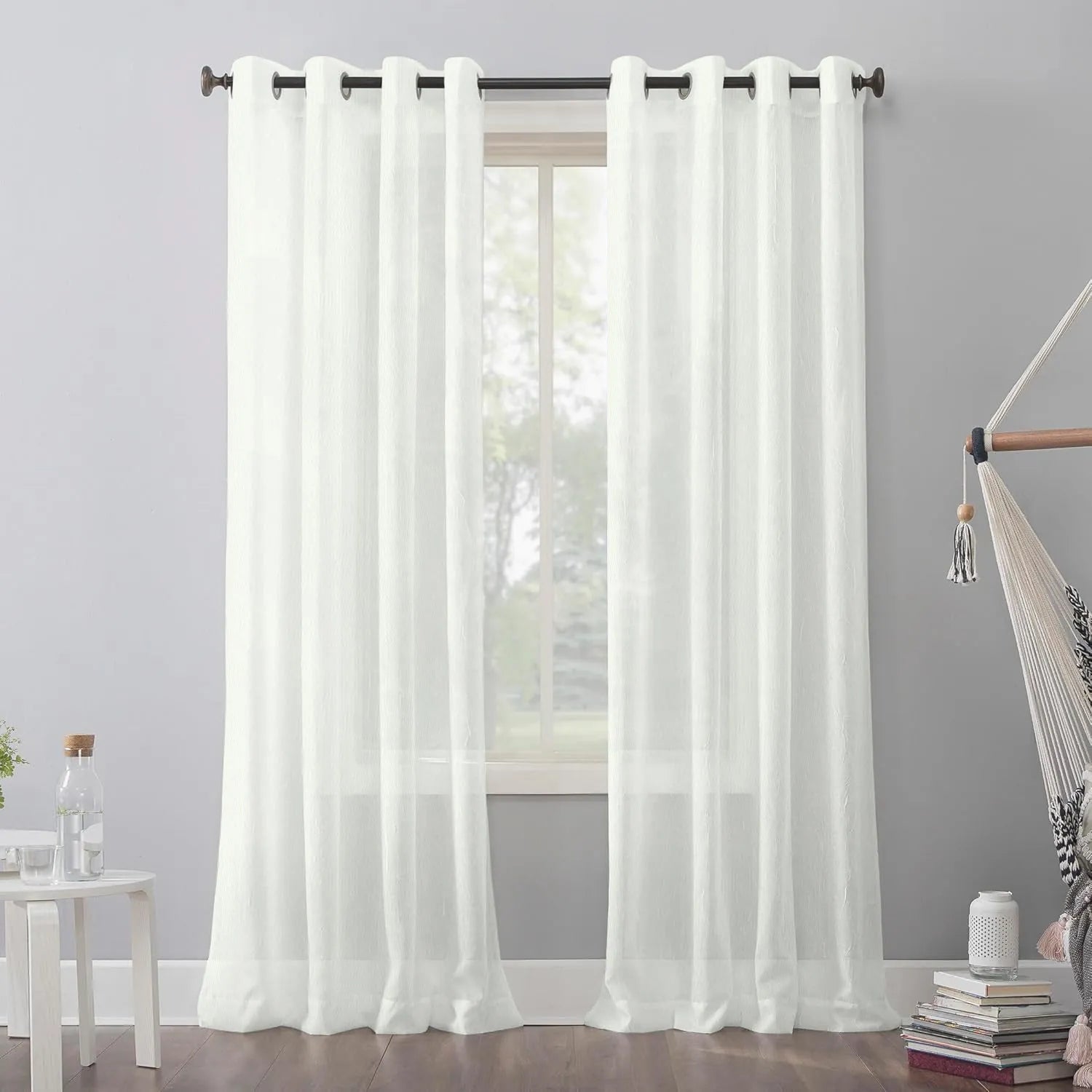 Off White Vertical Striped