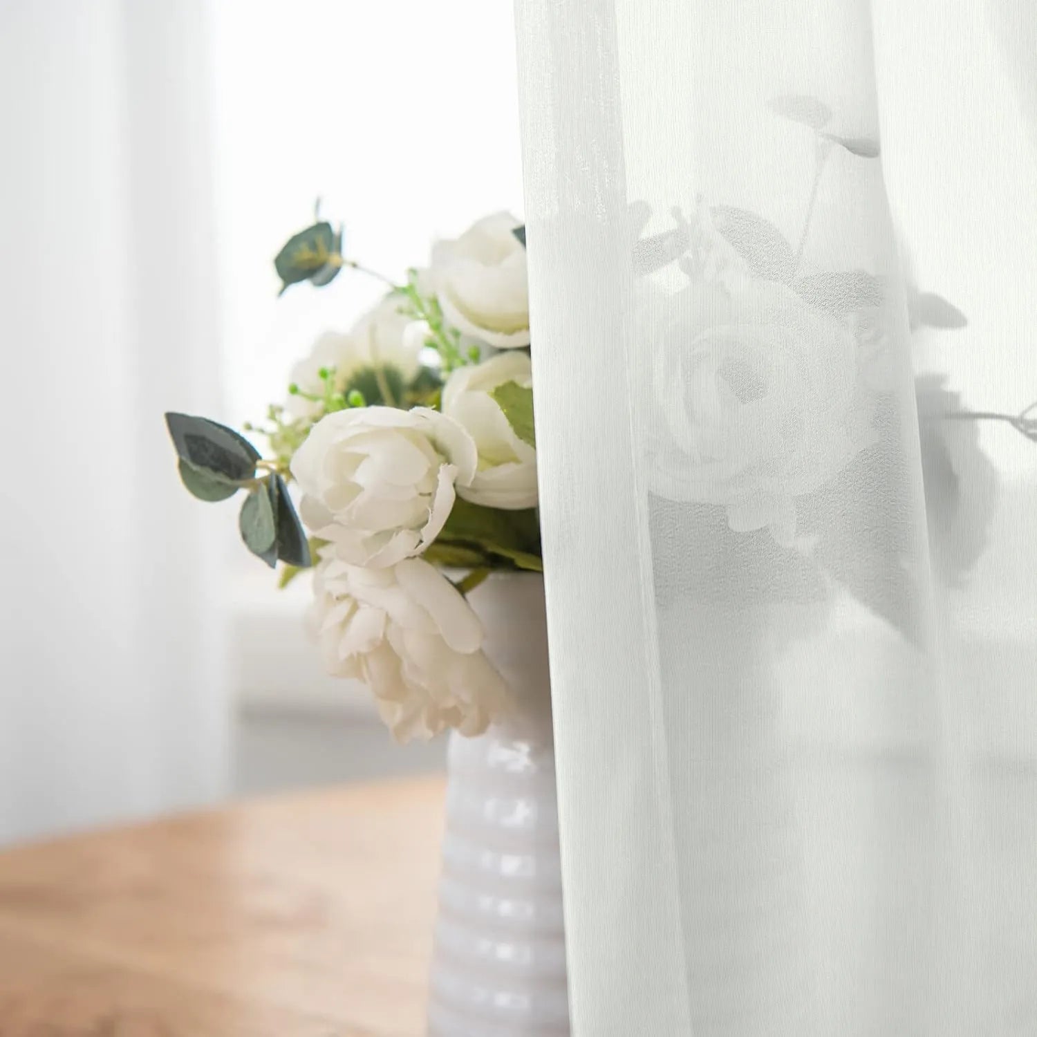 Off White Vertical Striped