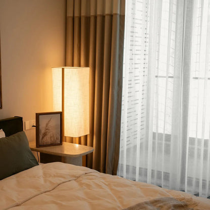 White Vertical Striped