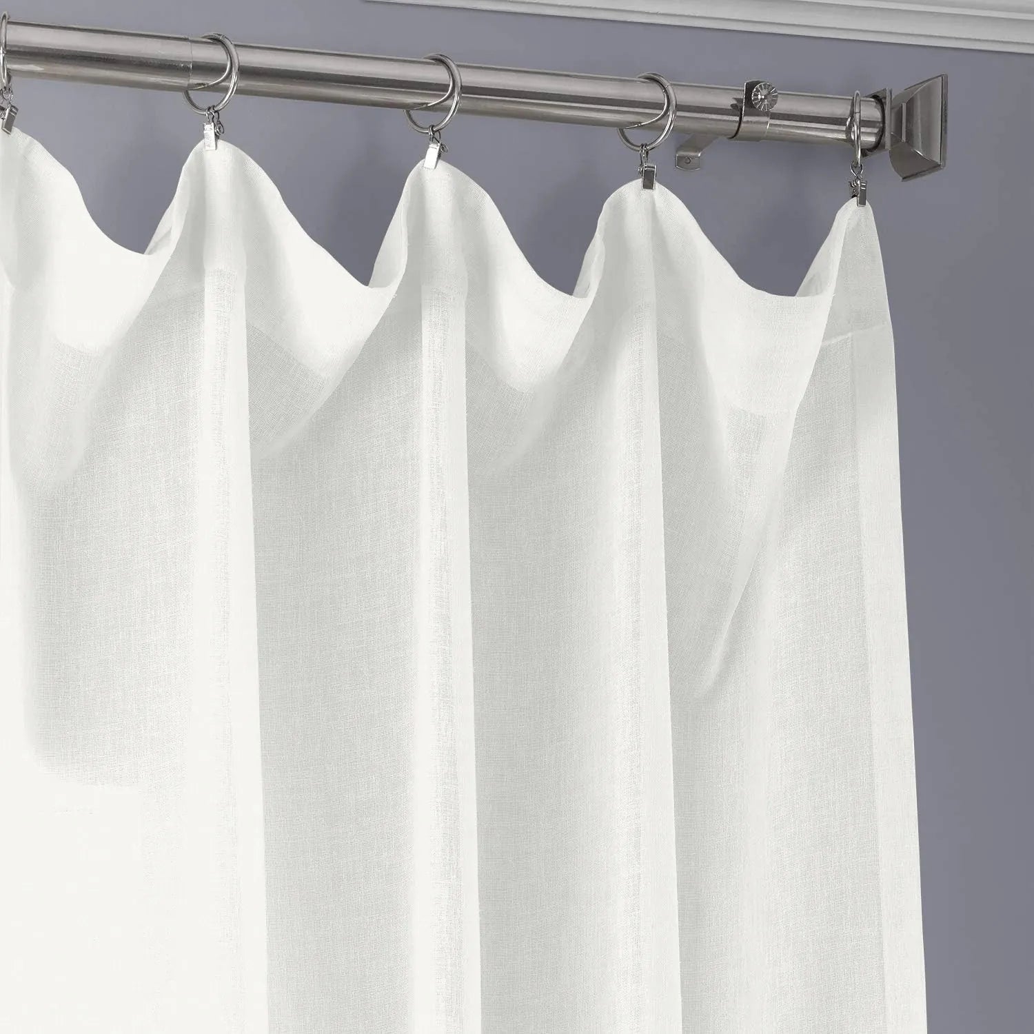 White Vertical Striped