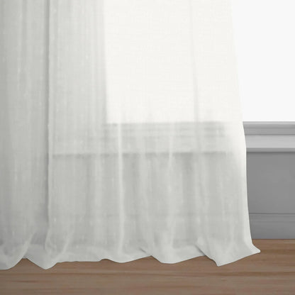 White Vertical Striped