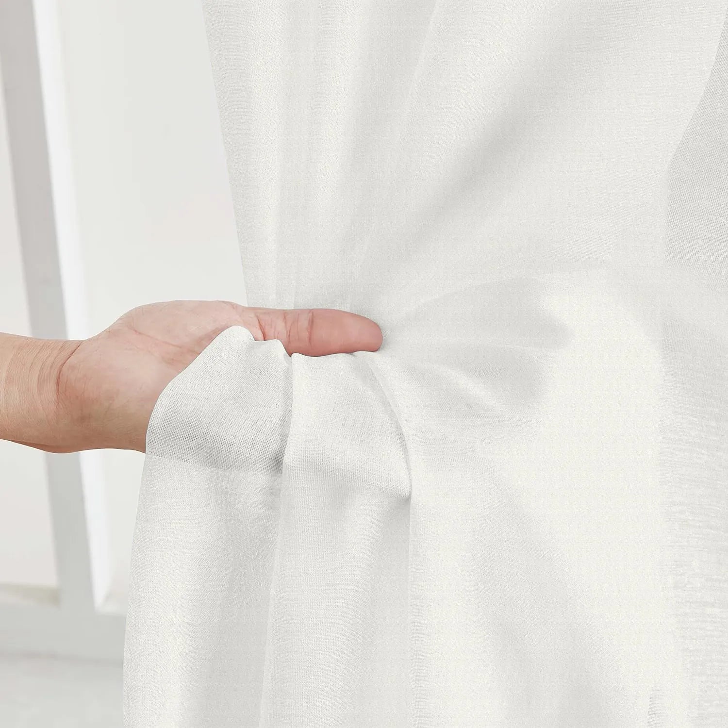 White Vertical Striped