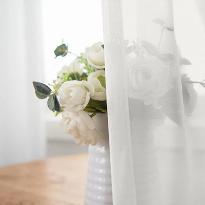 White Vertical Striped