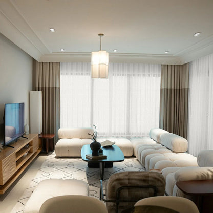 White Vertical Striped