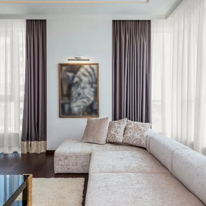 White Vertical Striped