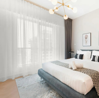 White Vertical Striped