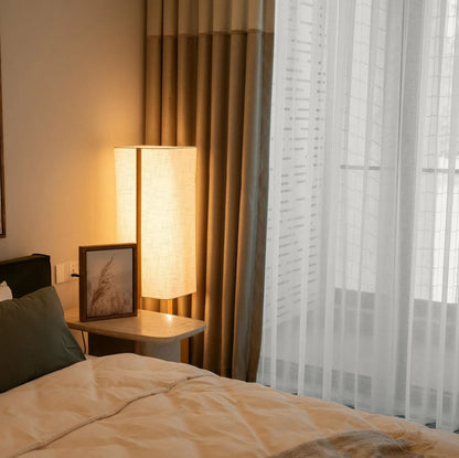 White Vertical Striped