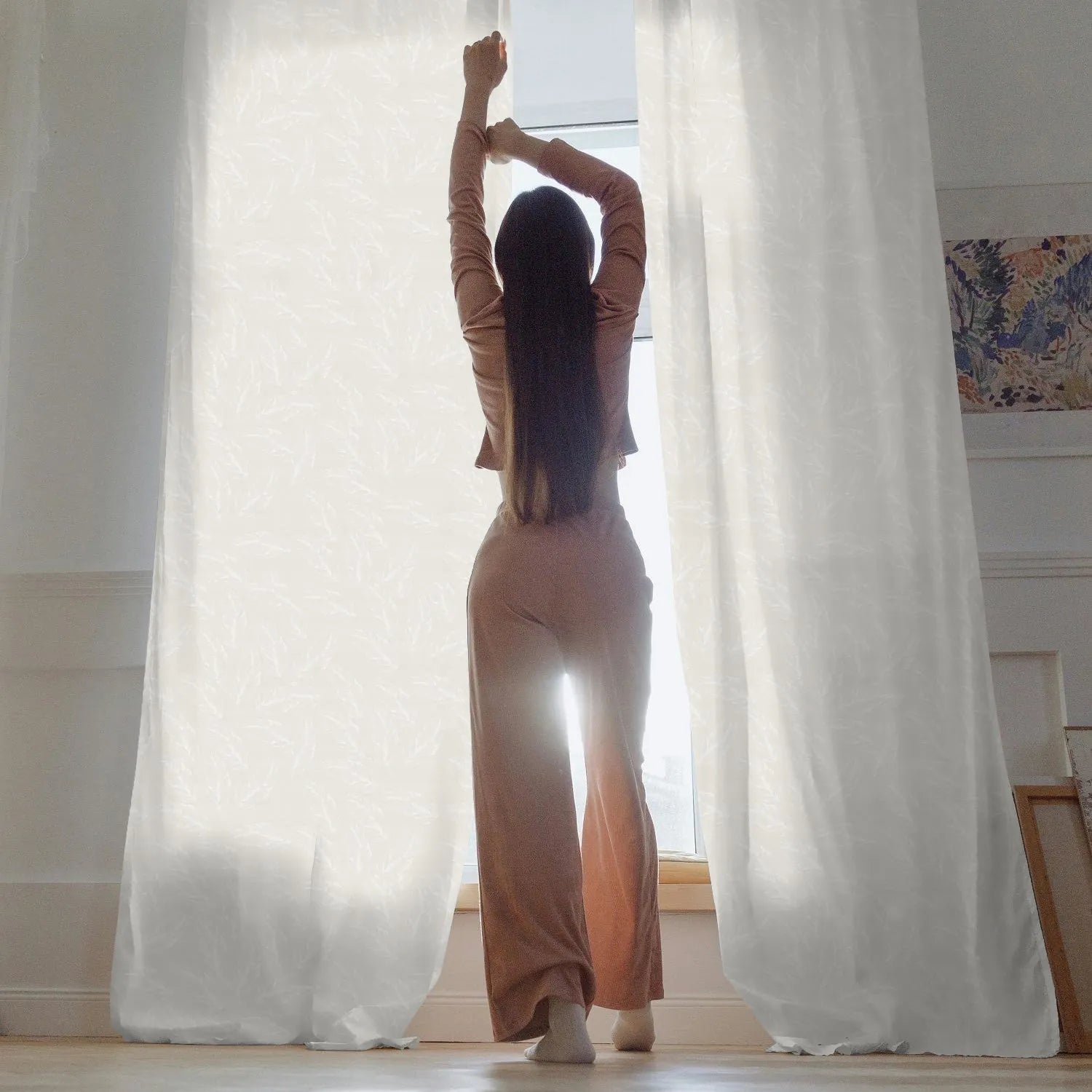 White Feather Pattern