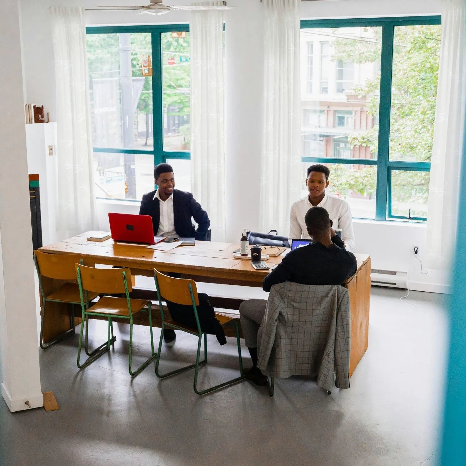 White Bamboo Pattern