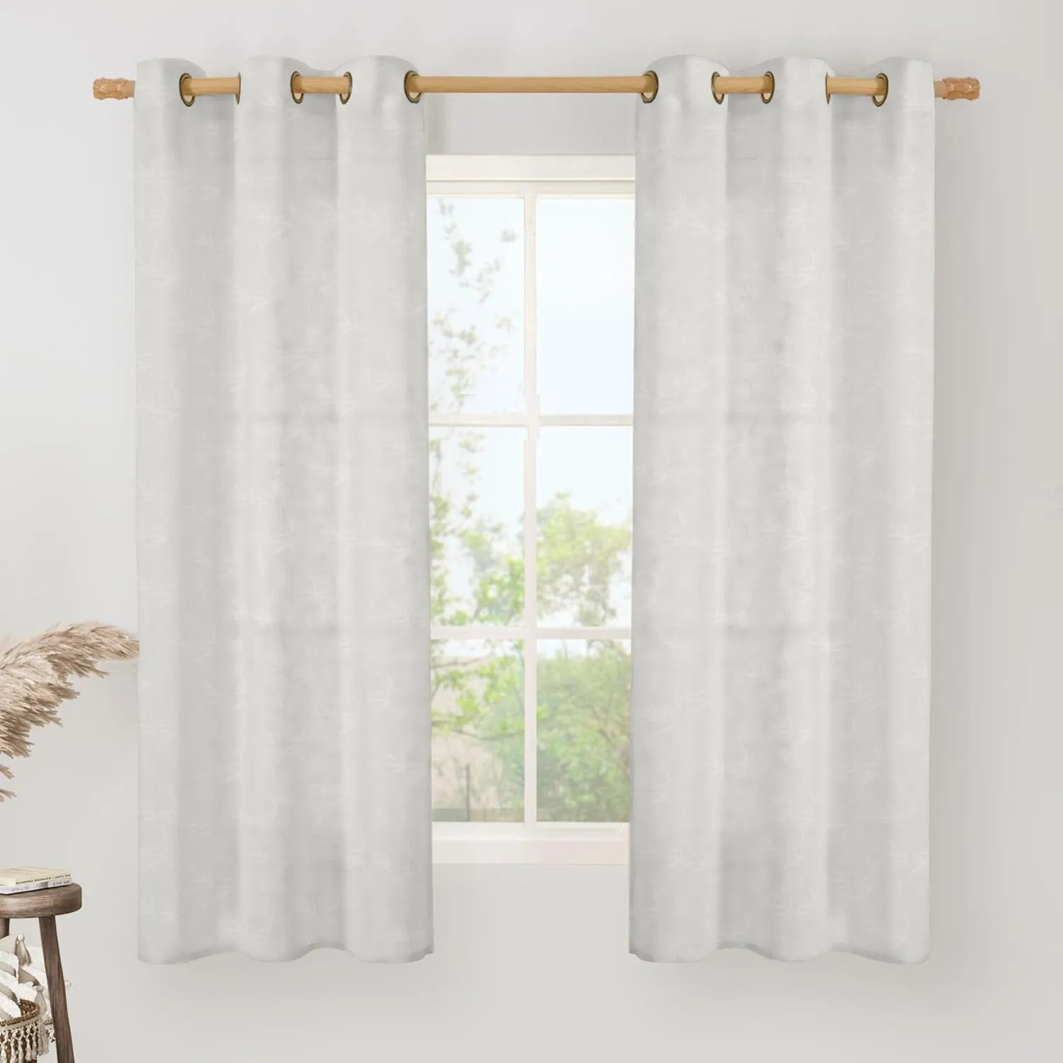 White Bamboo Pattern