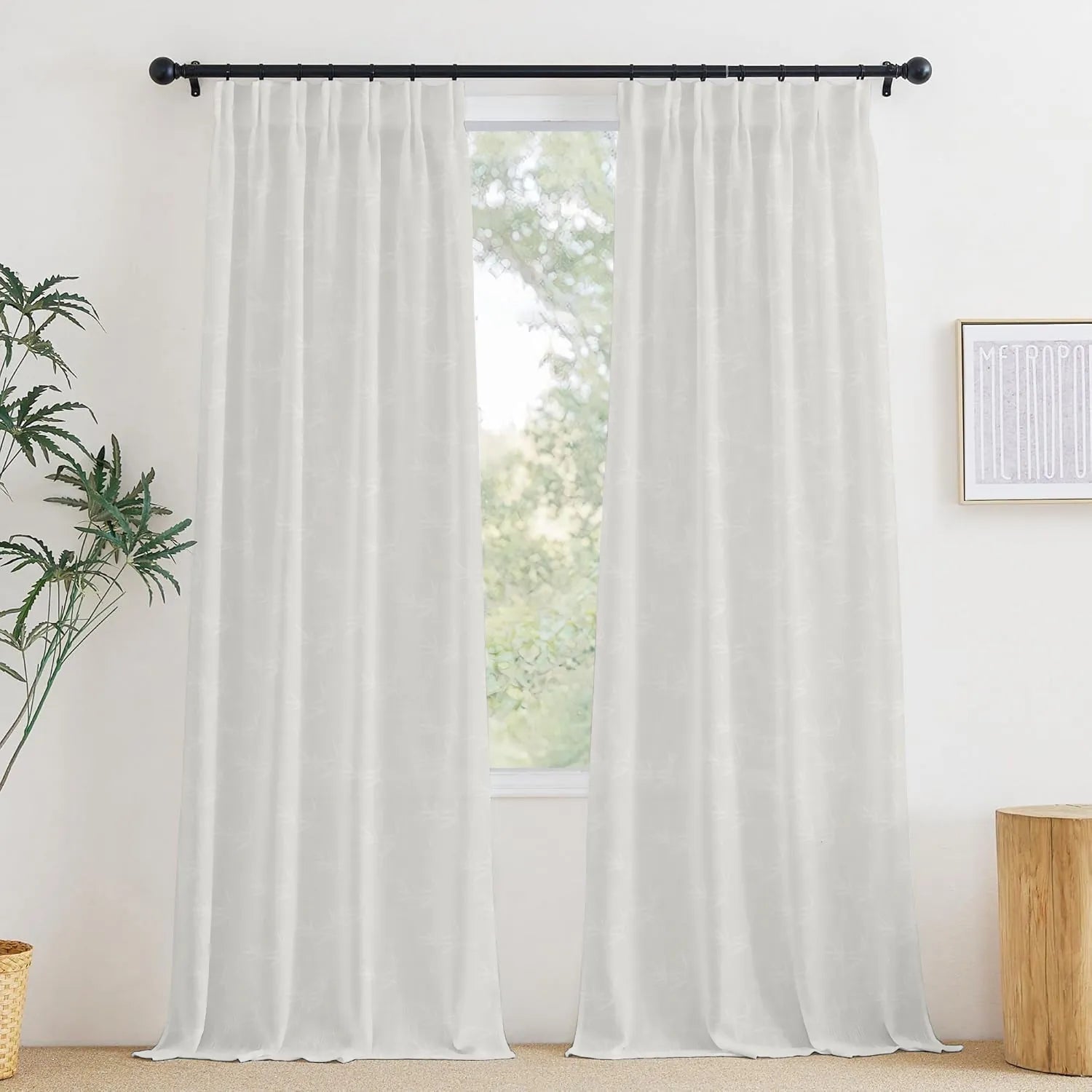 White Bamboo Pattern