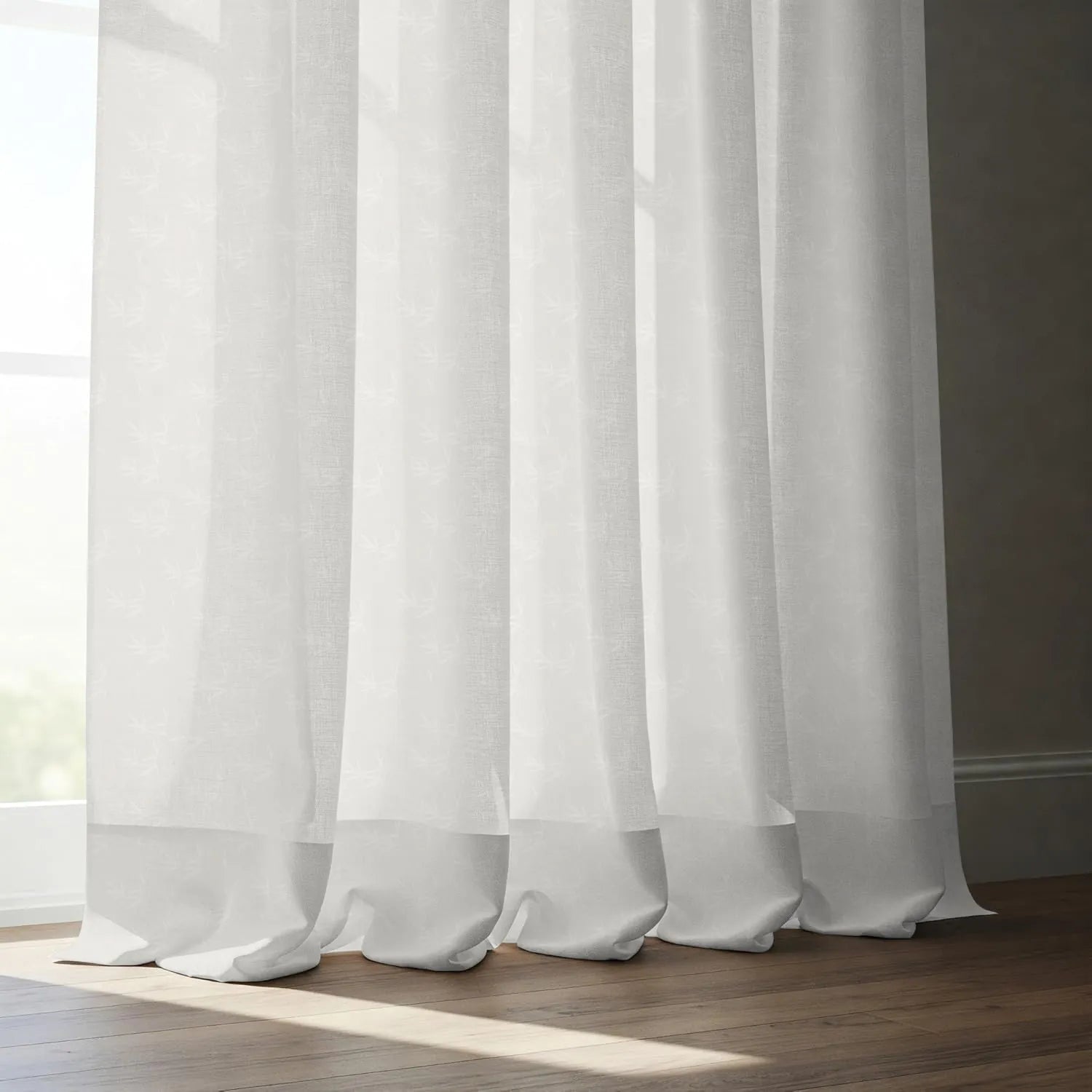 White Bamboo Pattern