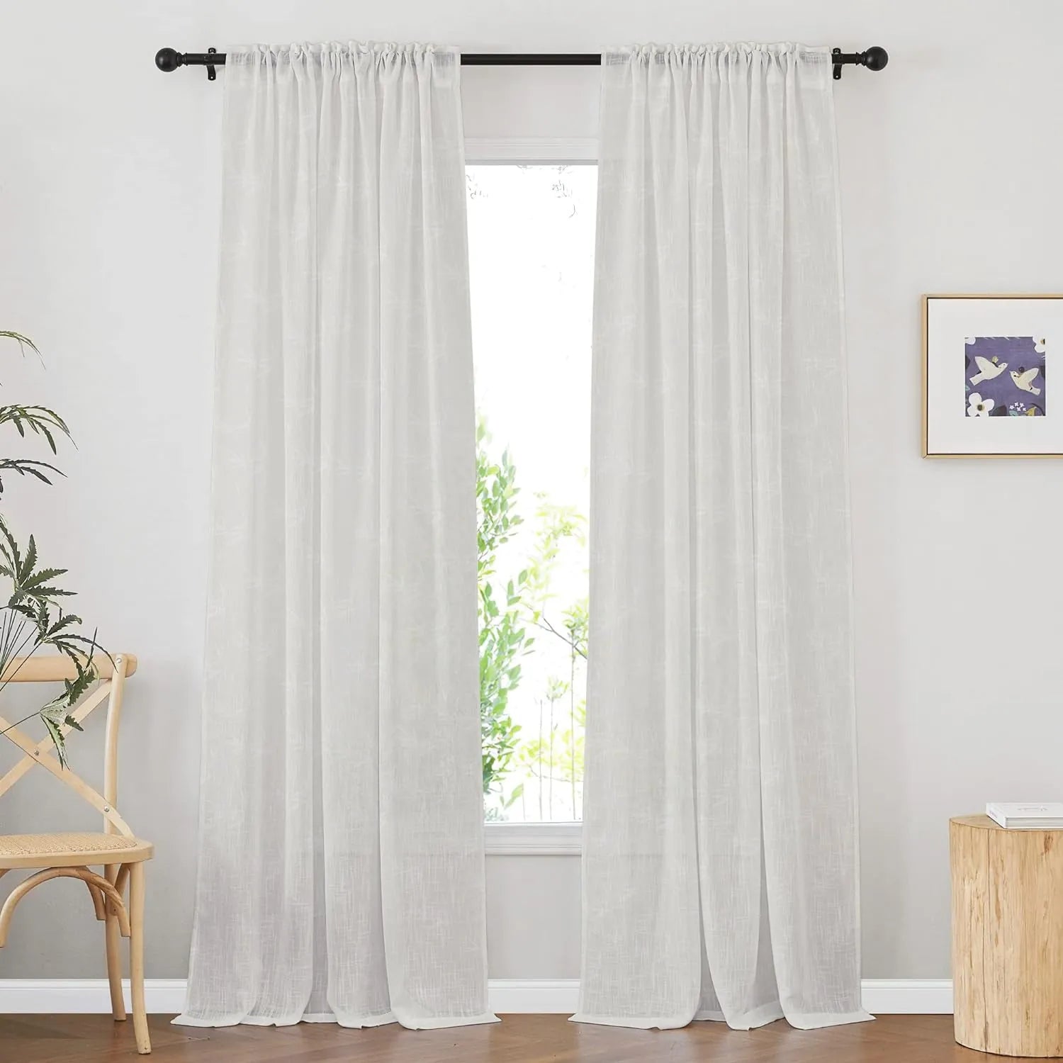 White Bamboo Pattern